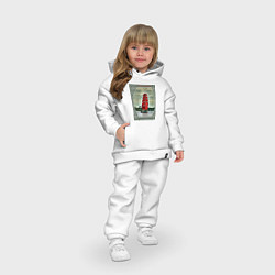 Детский костюм оверсайз Алые паруса, цвет: белый — фото 2