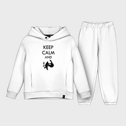 Детский костюм оверсайз Keep calm and judo