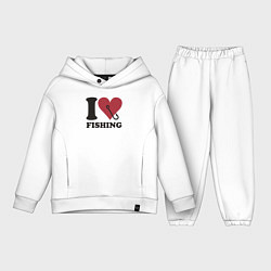 Детский костюм оверсайз I love fishing