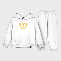 Детский костюм оверсайз Gam Esports лого, цвет: белый