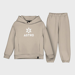 Детский костюм оверсайз Astro logo