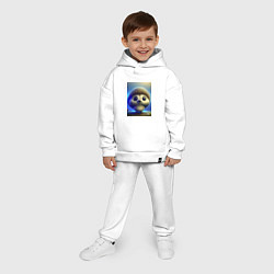 Детский костюм оверсайз Ежик в тумане, цвет: белый — фото 2