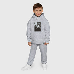 Детский костюм оверсайз Depeche Mode 90 Violator, цвет: меланж — фото 2