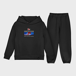 Детский костюм оверсайз Depeche Mode - Music for the Masses logo, цвет: черный