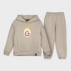 Детский костюм оверсайз Galatasaray fc sport, цвет: миндальный