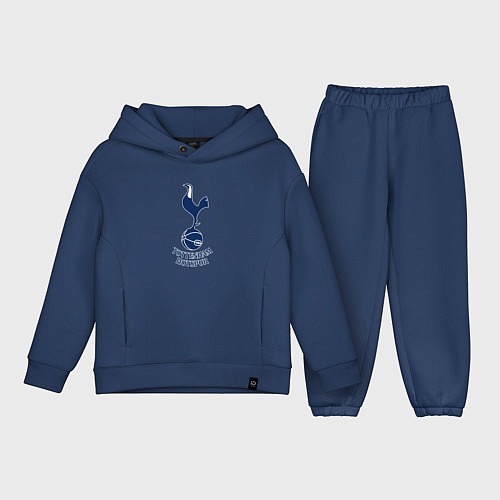 Детский костюм оверсайз Tottenham Hotspur fc sport / Тёмно-синий – фото 1