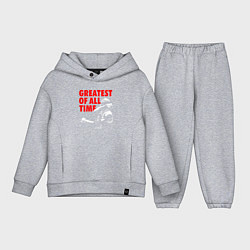 Детский костюм оверсайз Jordan greatest of all time, цвет: меланж