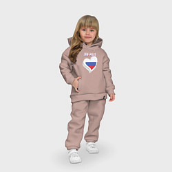 Детский костюм оверсайз 35 регион Вологодская область, цвет: пыльно-розовый — фото 2