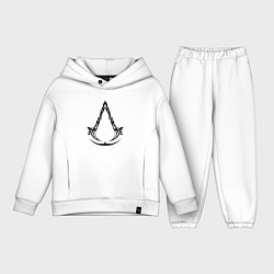 Детский костюм оверсайз Assassins creed - mirage, цвет: белый
