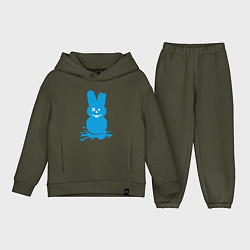 Детский костюм оверсайз Blue bunny, цвет: хаки