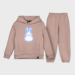 Детский костюм оверсайз White bunny