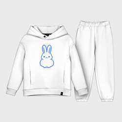 Детский костюм оверсайз White bunny