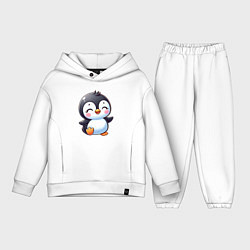 Детский костюм оверсайз Маленький радостный пингвинчик