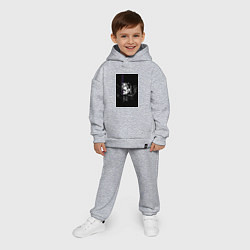 Детский костюм оверсайз Горничная Рем, цвет: меланж — фото 2