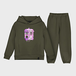 Детский костюм оверсайз Pink tardis