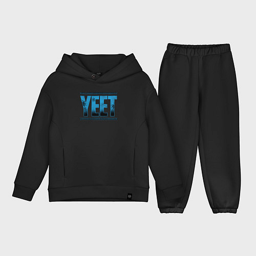 Детский костюм оверсайз Jey Uso yeet wwe / Черный – фото 1