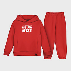 Детский костюм оверсайз Astro bot logo