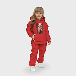 Детский костюм оверсайз Хвост Феи Нацу Драгнил дракон, цвет: красный — фото 2