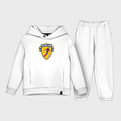 Детский костюм оверсайз Soccer club, цвет: белый