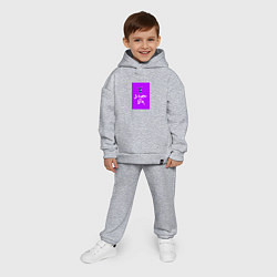 Детский костюм оверсайз J-hope in the box - K-pop, цвет: меланж — фото 2