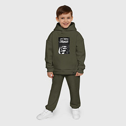 Детский костюм оверсайз Джиу джитсу, цвет: хаки — фото 2