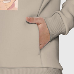 Детский костюм оверсайз Девушка с котиками, цвет: миндальный — фото 2