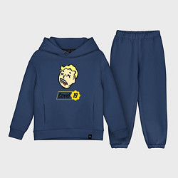 Детский костюм оверсайз Vault boy - covid 19, цвет: тёмно-синий