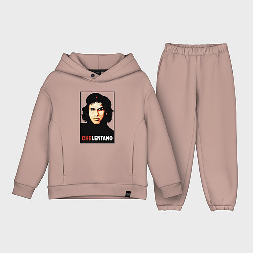 Детский костюм оверсайз Che guevara - Chelentano / Пыльно-розовый – фото 1