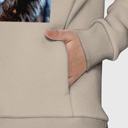 Детский костюм оверсайз Взгляд серого волка, цвет: миндальный — фото 2