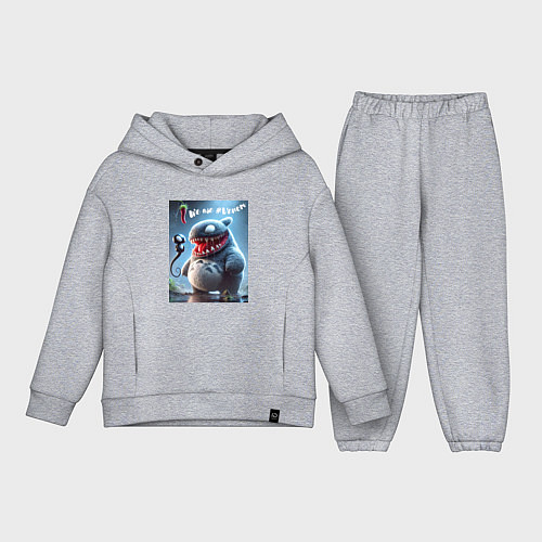 Детский костюм оверсайз Ventotoro - we are Venom meme / Меланж – фото 1