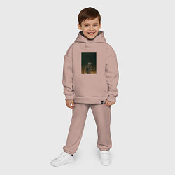 Детский костюм оверсайз Dark souls рыцарь, цвет: пыльно-розовый — фото 2