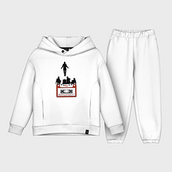 Детский костюм оверсайз Очень странные дела - Макс, цвет: белый