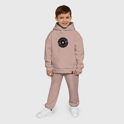 Детский костюм оверсайз Hollywood style, цвет: пыльно-розовый — фото 2