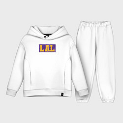 Детский костюм оверсайз Lakers basketball, цвет: белый