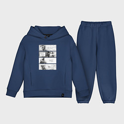 Детский костюм оверсайз Монолог из фильма Бегущий по лезвию, цвет: тёмно-синий