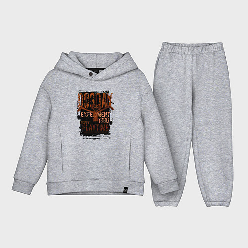 Детский костюм оверсайз Пеклопёс DogDay / Меланж – фото 1