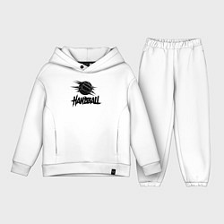 Детский костюм оверсайз Динамичный гандбол, цвет: белый