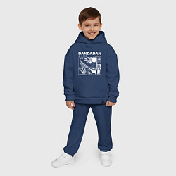 Детский костюм оверсайз ДанДанДан y2k, цвет: тёмно-синий — фото 2