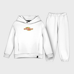 Детский костюм оверсайз Время рождества, цвет: белый