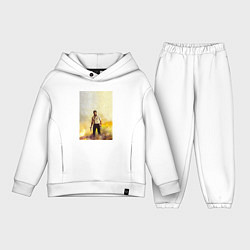 Детский костюм оверсайз Logan, цвет: белый