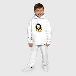 Детский костюм оверсайз Che Guevara Art, цвет: белый — фото 2