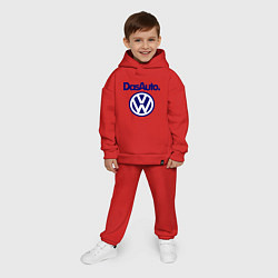 Детский костюм оверсайз Volkswagen Das Auto, цвет: красный — фото 2
