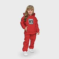 Детский костюм оверсайз Straight Outta Russia, цвет: красный — фото 2