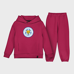 Детский костюм оверсайз Leicester City FC, цвет: маджента
