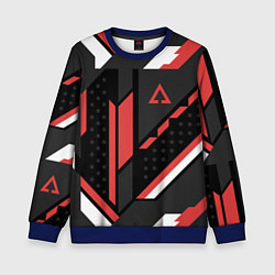 Свитшот детский CS:GO Cyrex Pattern, цвет: 3D-синий