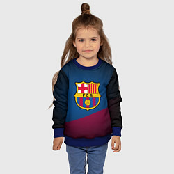 Свитшот детский FCB Barcelona, цвет: 3D-синий — фото 2
