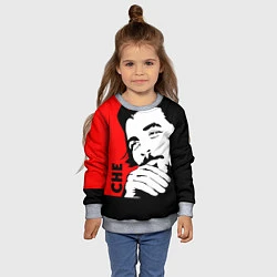 Свитшот детский Че Гевара, цвет: 3D-меланж — фото 2