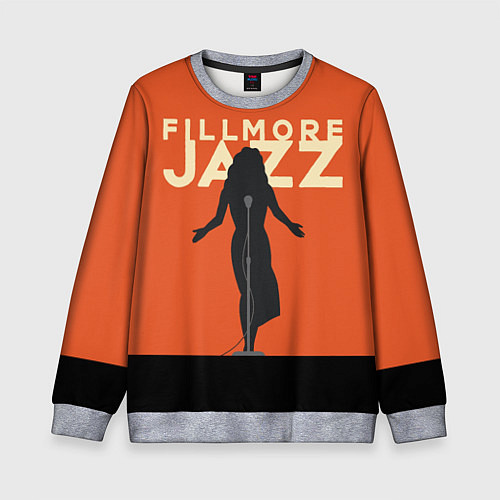 Детский свитшот Fillmore Jazz / 3D-Меланж – фото 1