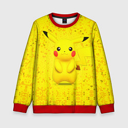 Свитшот детский Pikachu, цвет: 3D-красный