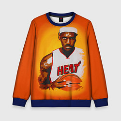 Свитшот детский LeBron James: Heat, цвет: 3D-синий